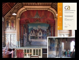 Normansfield Theatre: Conservation Services treated this scenery in 2004-5
