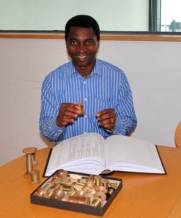 Dr Oscar Embola from Cameroon