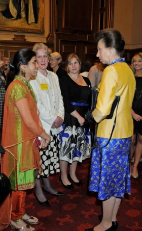 MA Textile Conservation students (l to r) Madhura Wairkar, Liz Rose, Sarah Owens